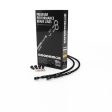 Goodridge 92-96 Yamaha FZR400RR Black Race Front SS Brake Lines w Black Fittings Online Sale