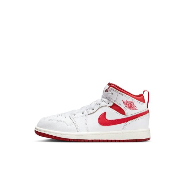 Air Jordan  1 Mid SE  Lobster Dune Red  - Kid s PS For Sale