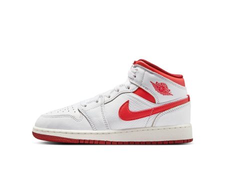 Air Jordan 1 Mid SE “Lobster Dune Red” - Boy s GS Online Sale