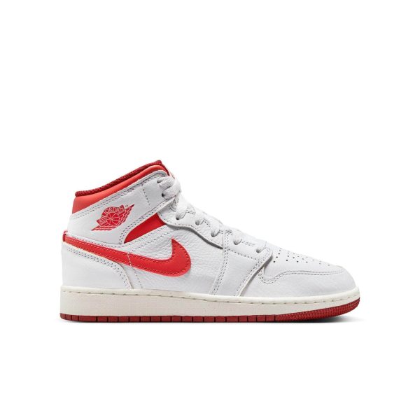 Air Jordan 1 Mid SE “Lobster Dune Red” - Boy s GS Online Sale