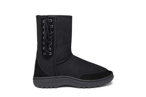 Rugged Short Lace Up UGG Boots Online Sale