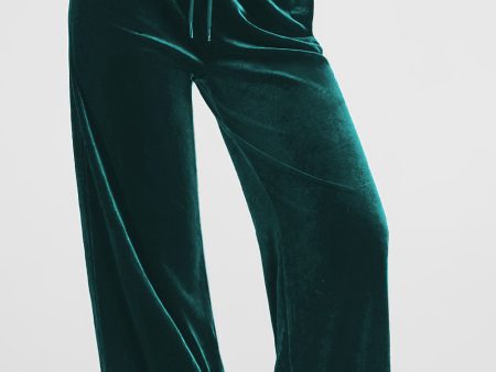 Drawstring Wide Leg Active Pants Supply