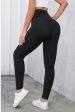 Crisscross Detail Wide Waistband Leggings Online now