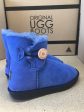 OCEAN BLUE MINI BUTTON UGG BOOTS on Sale