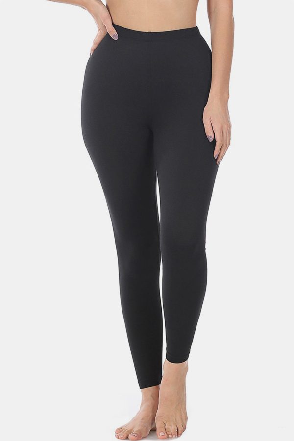 Zenana Premium Microfiber High Waist Leggings Sale