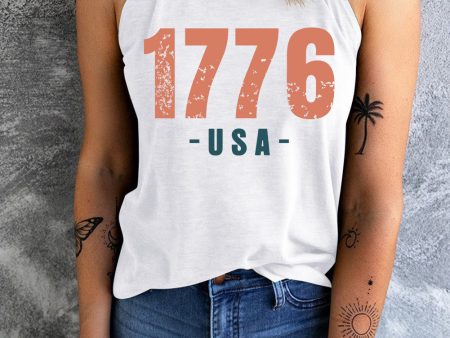 1776 USA Round Neck Tank on Sale