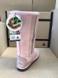 PINK TALL ZIP BOOTS For Cheap