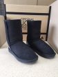 BLACK   ZEBRA DELUXE UGG BOOTS For Sale