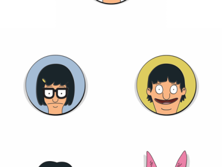 Bob s Burgers  Enamel Lapel Pin SET on Sale