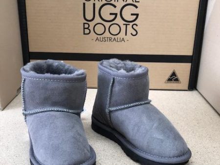 GREY ULTRA SHORT KIDS UGG BOOTS Cheap