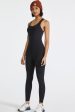 Crisscross Back Wide Strap Active Jumpsuit For Cheap