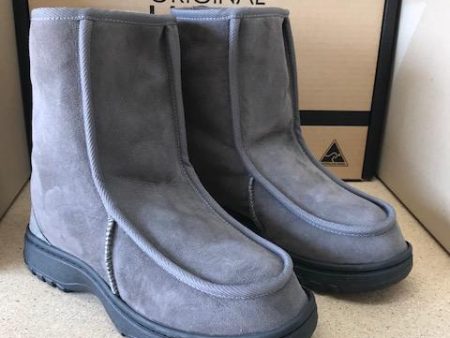 GREY RUGGED BOAT UGG BOOTS Fashion