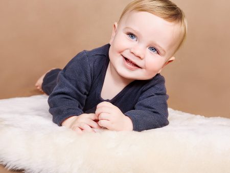 Natural Australian Lambskin Play Rug For Discount