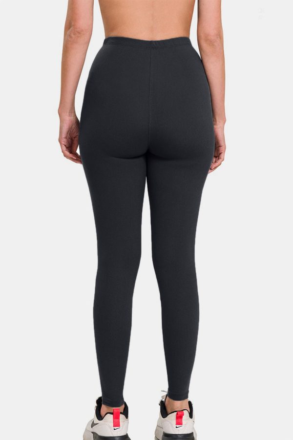 Zenana Premium Microfiber High Waist Leggings Sale