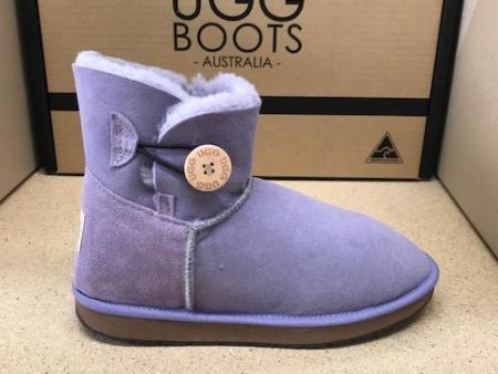 LILAC MINI BUTTON UGG BOOTS Discount