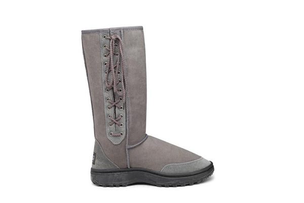 Tall Rugged Lace Up UGG Boots Online Hot Sale