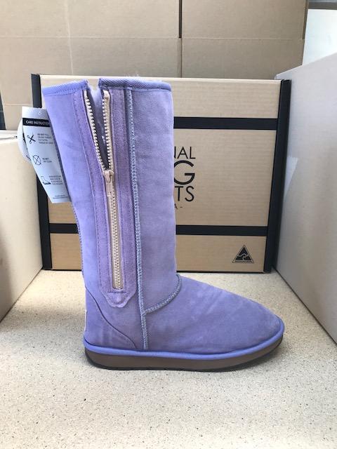 LILAC TALL ZIP BOOTS Hot on Sale