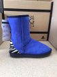 OCEAN BLUE   ZEBRA DELUXE UGG BOOTS For Discount