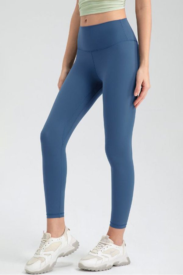 Wide Waistband Slim Fit Active Leggings Cheap