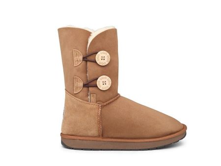 Double Button UGG Boots - Sale Supply