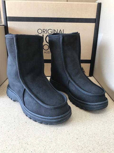 BLACK RUGGED UGG BOOTS Online now