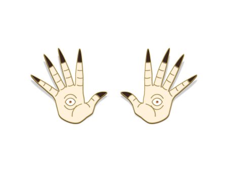 Pale Man Hands  Enamel Lapel Pins Sale