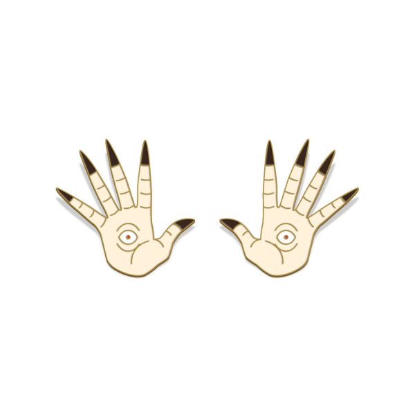 Pale Man Hands  Enamel Lapel Pins Sale