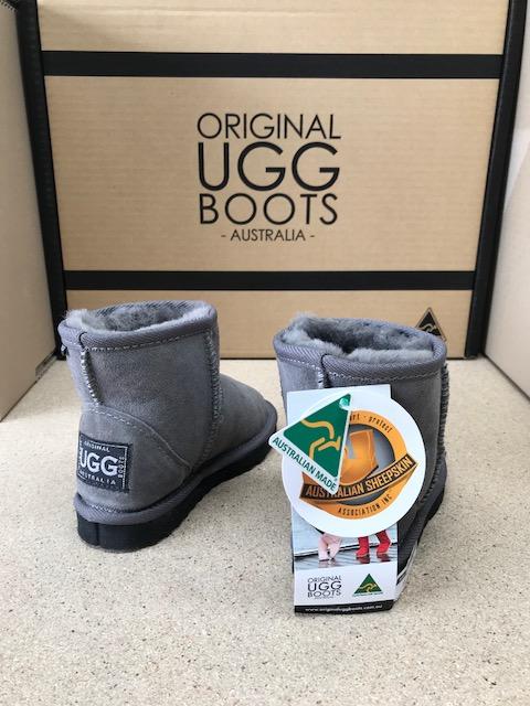 GREY ULTRA SHORT KIDS UGG BOOTS Cheap