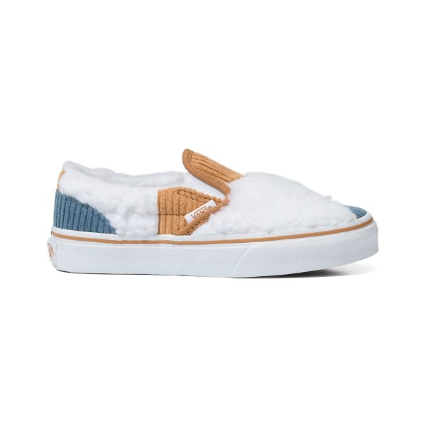 Vans Cozy Cord Classic Slip On Patchwork - Kids For Discount