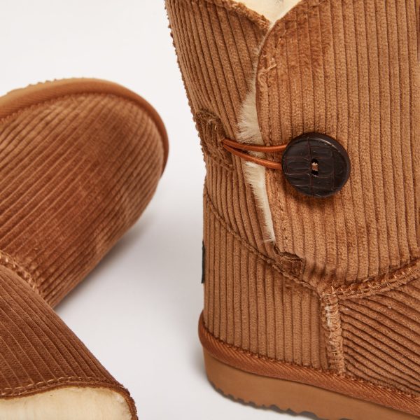 Women s Corduroy Burleigh Button Mid Discount