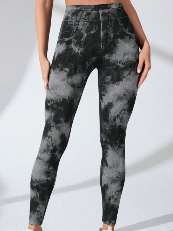 Tie-Dye High Waist Active Leggings Cheap