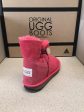 TOMATO MINI BUTTON UGG BOOTS For Cheap