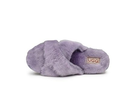 Crossed UGG Sliders Online Hot Sale