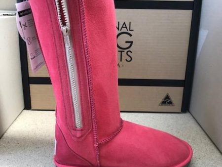 TOMATO TALL ZIP BOOTS Sale