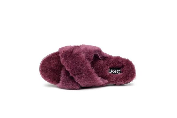 Crossed UGG Sliders Online Hot Sale