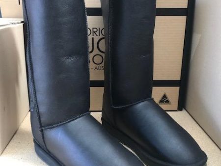 BLACK NAPA TALL ZIP BOOTS Hot on Sale