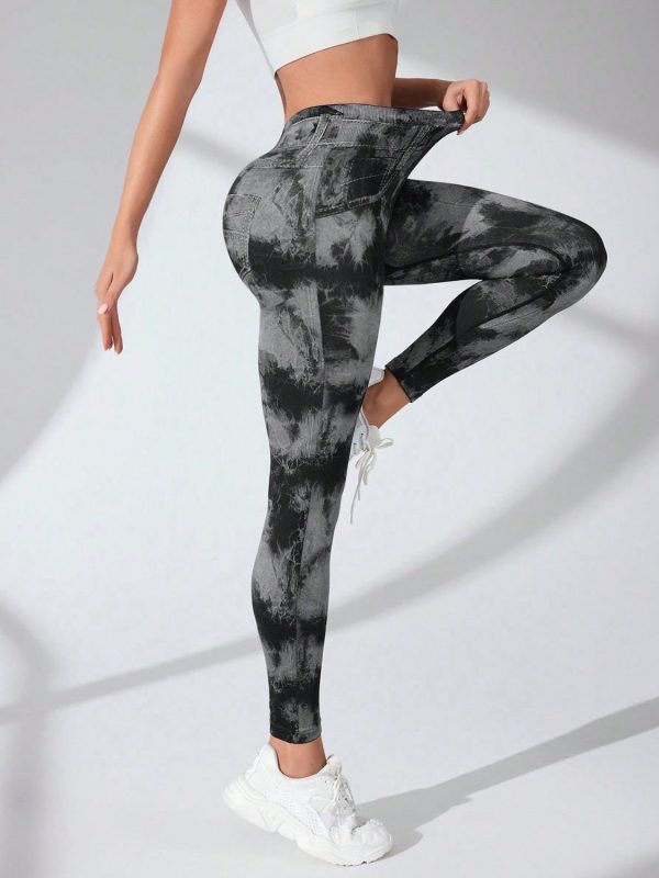 Tie-Dye High Waist Active Leggings Cheap