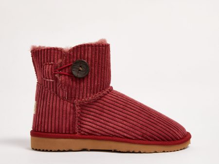 Women s Corduroy Burleigh Button Mini Online now