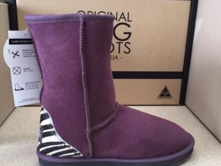 RAISIN   ZEBRA DELUXE UGG BOOTS Online