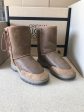 CHESTNUT NAPA SHORT LACE UP RUGGED UGG BOOTS For Cheap