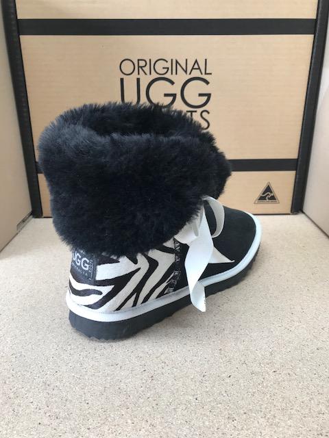 BLACK ZEBRA BETTY BOW Online Sale