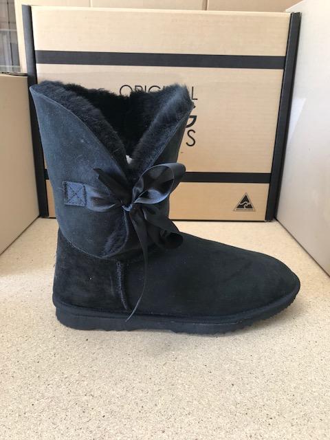 BLACK BETTY BOW UGG BOOTS For Discount