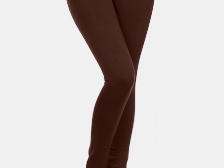 Yelete Full Size Seamless Fleece Lined Leggings Cheap