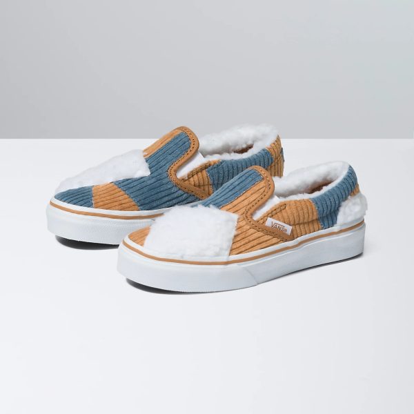 Vans Cozy Cord Classic Slip On Patchwork - Kids For Discount