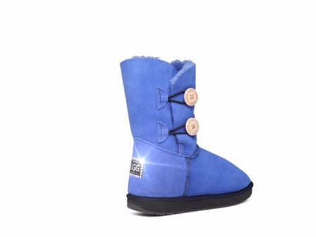 Swarovski Heel Double Button UGG Boots Discount