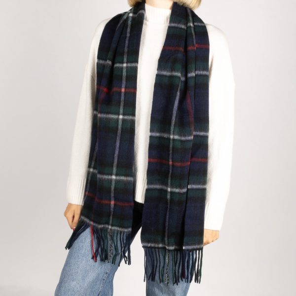 Australian Made Wool Scarf - Paddington Gingham Online now