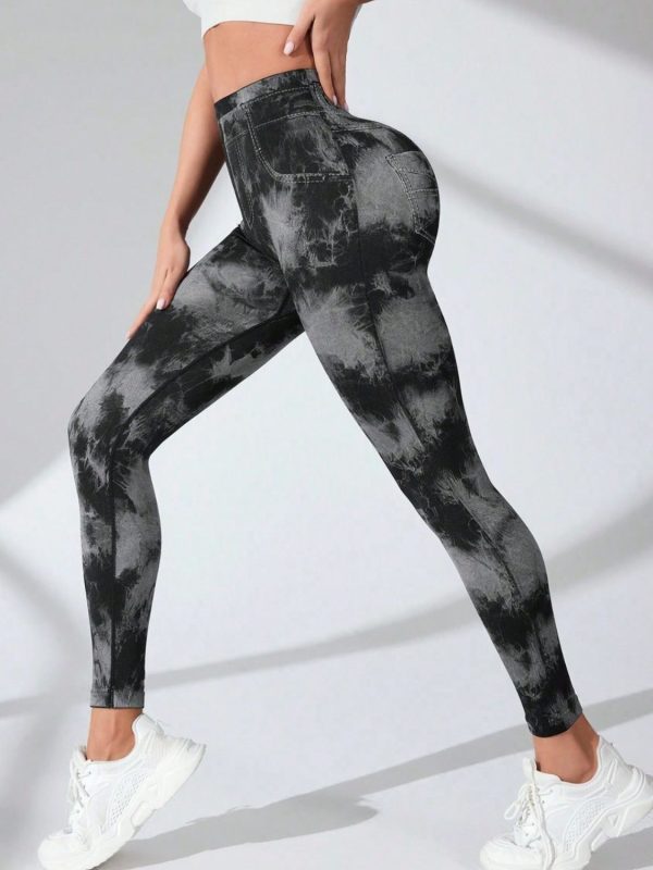 Tie-Dye High Waist Active Leggings Cheap