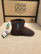 Choc Baby Velcro UGG Boots Discount