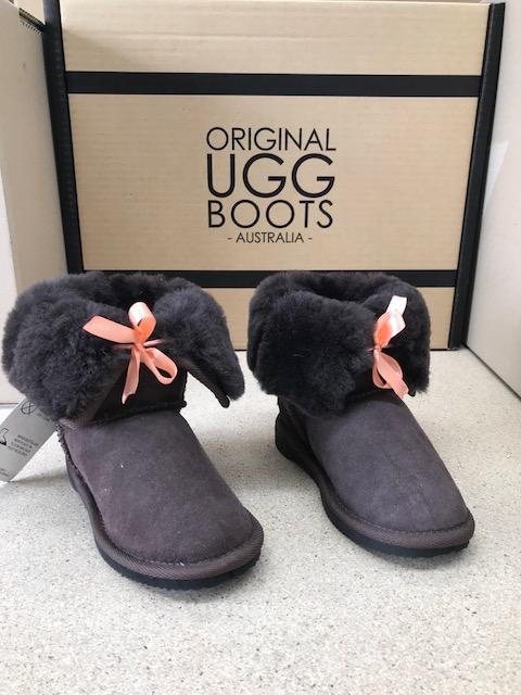 CHOC BOW FROZEN UGG KIDS BOOTS Cheap