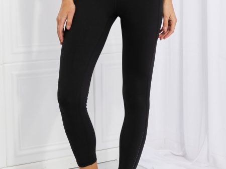 Leggings Depot Full Size Strengthen and Lengthen Reflective Dot Active Leggings Discount